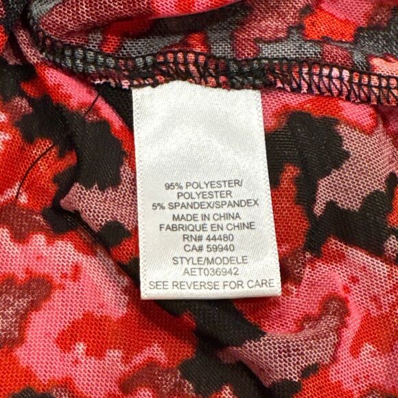 AFRM Zadie Top in Pink Herringbone size large - Picture 3 of 4